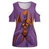 ACT off shoulder U-neck short sleeve top